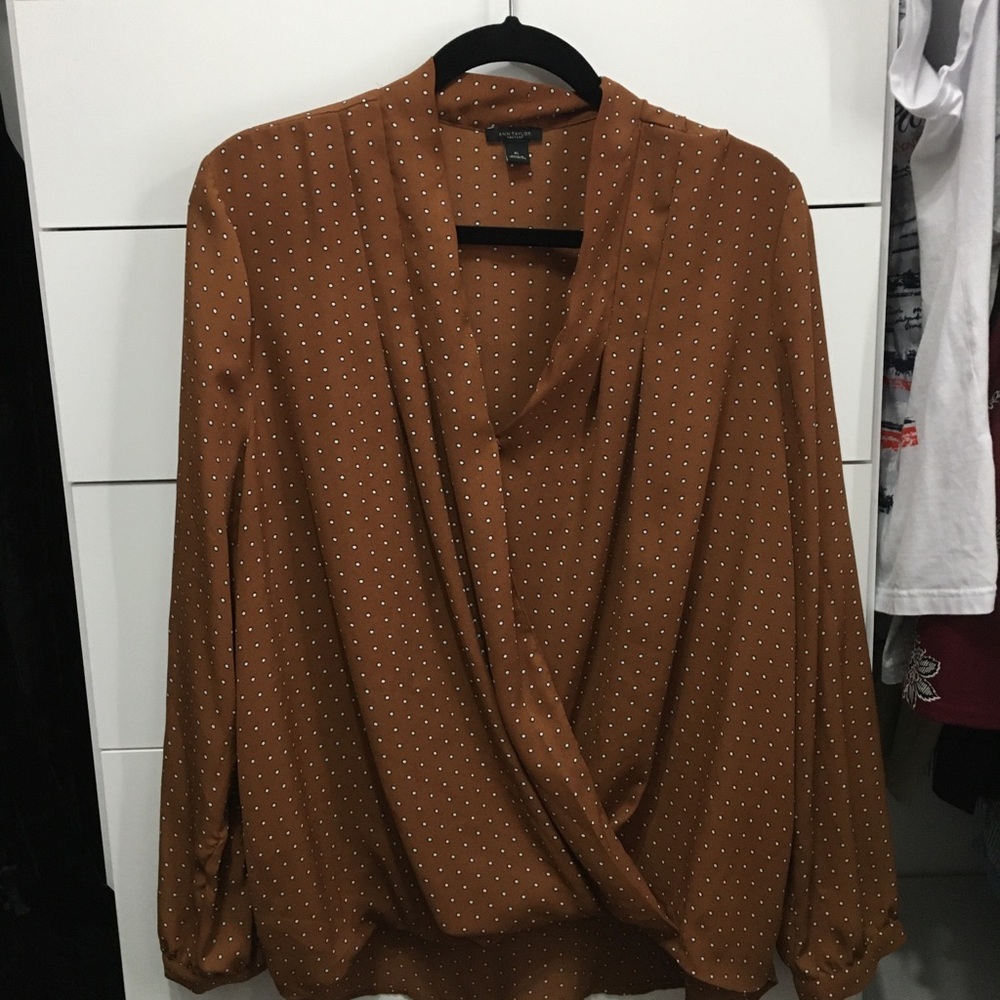 Ann Taylor Factory Wrap Top